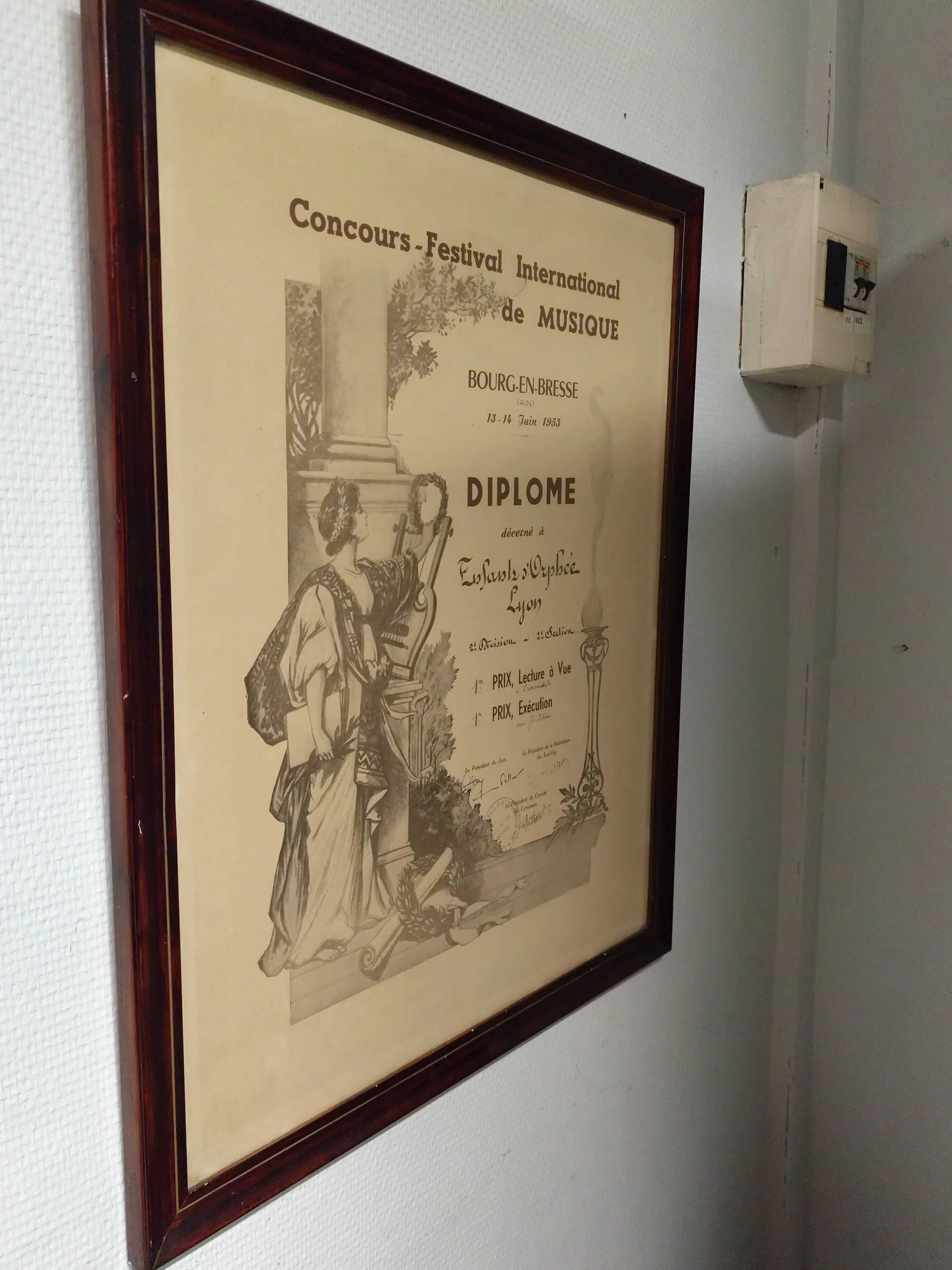Diplômes et récompenses de l'harmonie
