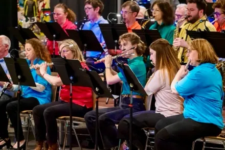 Photo actuelle de l'Harmonie Croix-Roussienne en concert